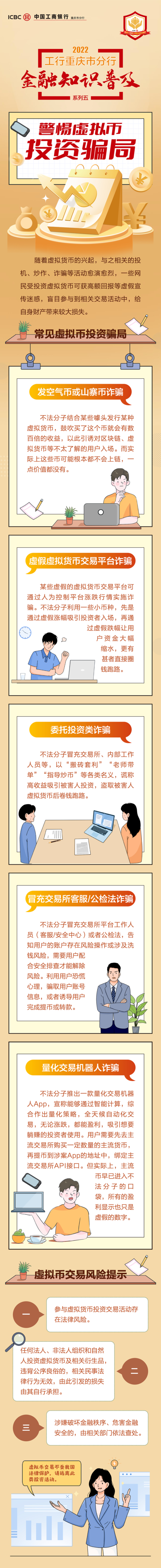万隆优配 2022工行重庆市分行金融知识普及——警惕虚拟货币投资骗局