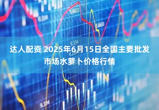 达人配资 2025年6月15日全国主要批发市场水萝卜价格行情